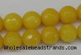 CCN1275 15.5 inches 12mm faceted round candy jade beads wholesale