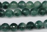 CCN1284 15.5 inches 10mm faceted round rainbow candy jade beads