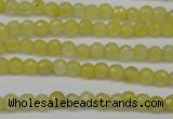 CCN1321 15.5 inches 4mm faceted round candy jade beads wholesale