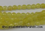 CCN1325 15.5 inches 6mm faceted round candy jade beads wholesale