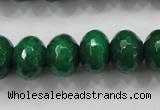 CCN1416 15.5 inches 10*14mm faceted rondelle candy jade beads