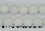 CCN1804 15 inches 12mm faceted round candy jade beads wholesale