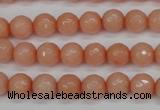 CCN1812 15 inches 8mm faceted round candy jade beads wholesale