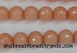 CCN1813 15 inches 10mm faceted round candy jade beads wholesale