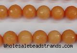 CCN1823 15 inches 10mm faceted round candy jade beads wholesale