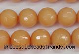 CCN1824 15 inches 12mm faceted round candy jade beads wholesale