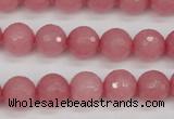 CCN1833 15 inches 10mm faceted round candy jade beads wholesale