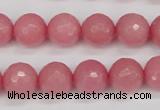 CCN1834 15 inches 12mm faceted round candy jade beads wholesale