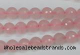 CCN1851 15 inches 6mm faceted round candy jade beads wholesale