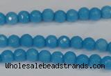 CCN1870 15 inches 4mm faceted round candy jade beads wholesale