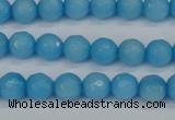 CCN1872 15 inches 8mm faceted round candy jade beads wholesale