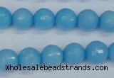 CCN1873 15 inches 10mm faceted round candy jade beads wholesale