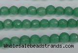 CCN1881 15 inches 6mm faceted round candy jade beads wholesale