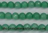 CCN1882 15 inches 8mm faceted round candy jade beads wholesale