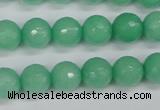 CCN1883 15 inches 10mm faceted round candy jade beads wholesale