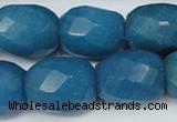 CCN189 15.5 inches 18*22mm faceted drum candy jade beads