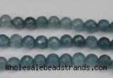 CCN1910 15 inches 4mm faceted round candy jade beads wholesale