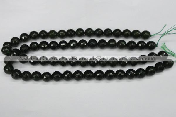 CCN1924 15 inches 12mm faceted round candy jade beads wholesale