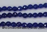 CCN1960 15 inches 4mm faceted round candy jade beads wholesale