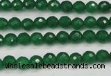 CCN1971 15 inches 6mm faceted round candy jade beads wholesale