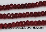 CCN1989 15 inches 4*6mm faceted rondelle candy jade beads wholesale