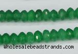 CCN1997 15 inches 5*8mm faceted rondelle candy jade beads wholesale