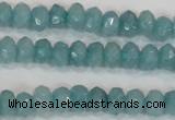 CCN2000 15 inches 3*5mm faceted rondelle candy jade beads wholesale