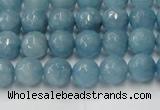 CCN2016 15 inches 6mm faceted round candy jade beads wholesale