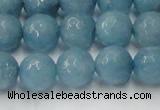 CCN2020 15 inches 14mm faceted round candy jade beads wholesale