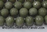 CCN2024 15 inches 8mm faceted round candy jade beads wholesale