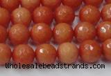 CCN2052 15 inches 8mm faceted round candy jade beads wholesale