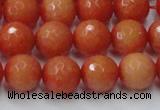 CCN2054 15 inches 12mm faceted round candy jade beads wholesale