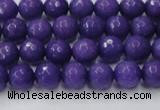 CCN2058 15 inches 6mm faceted round candy jade beads wholesale