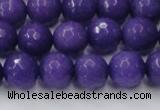 CCN2061 15 inches 12mm faceted round candy jade beads wholesale