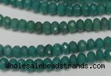 CCN2100 15.5 inches 4*6mm faceted rondelle candy jade beads