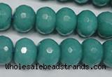 CCN2104 15.5 inches 10*14mm faceted rondelle candy jade beads