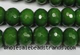 CCN2110 15.5 inches 10*14mm faceted rondelle candy jade beads