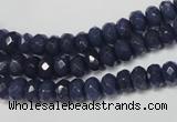 CCN2112 15.5 inches 4*6mm faceted rondelle candy jade beads