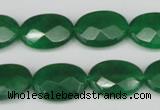 CCN2210 15.5 inches 13*18mm faceted oval candy jade beads