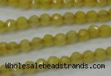 CCN2253 15.5 inches 4mm faceted round candy jade beads wholesale