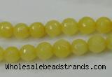 CCN2255 15.5 inches 8mm faceted round candy jade beads wholesale