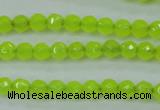 CCN2261 15.5 inches 4mm faceted round candy jade beads wholesale