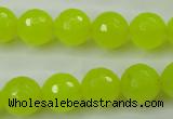 CCN2266 15.5 inches 14mm faceted round candy jade beads wholesale