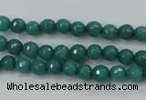 CCN2278 15.5 inches 4mm faceted round candy jade beads wholesale