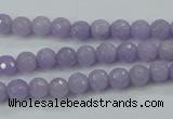 CCN2287 15.5 inches 6mm faceted round candy jade beads wholesale