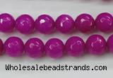 CCN2296 15.5 inches 10mm faceted round candy jade beads wholesale