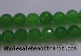 CCN2300 15.5 inches 8mm faceted round candy jade beads wholesale