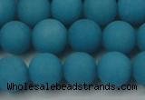 CCN2411 15.5 inches 4mm round matte candy jade beads wholesale