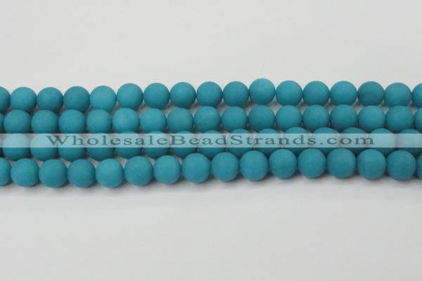 CCN2412 15.5 inches 4mm round matte candy jade beads wholesale