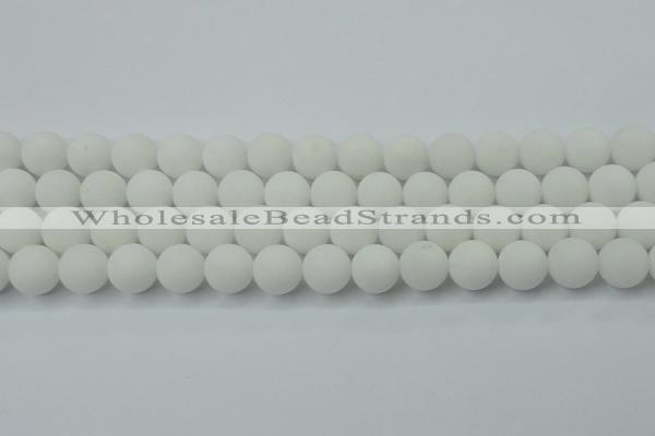 CCN2460 15.5 inches 10mm round matte candy jade beads wholesale